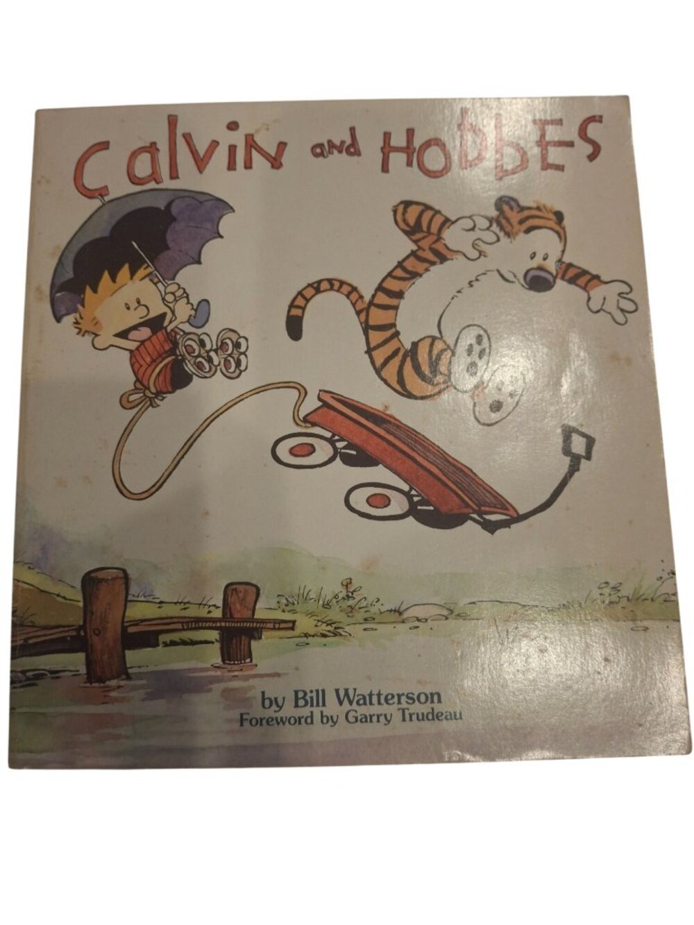 Calvin and Hobbes Bill Watterson 1987 Paperback Comic Collection ISBN 0836220889
